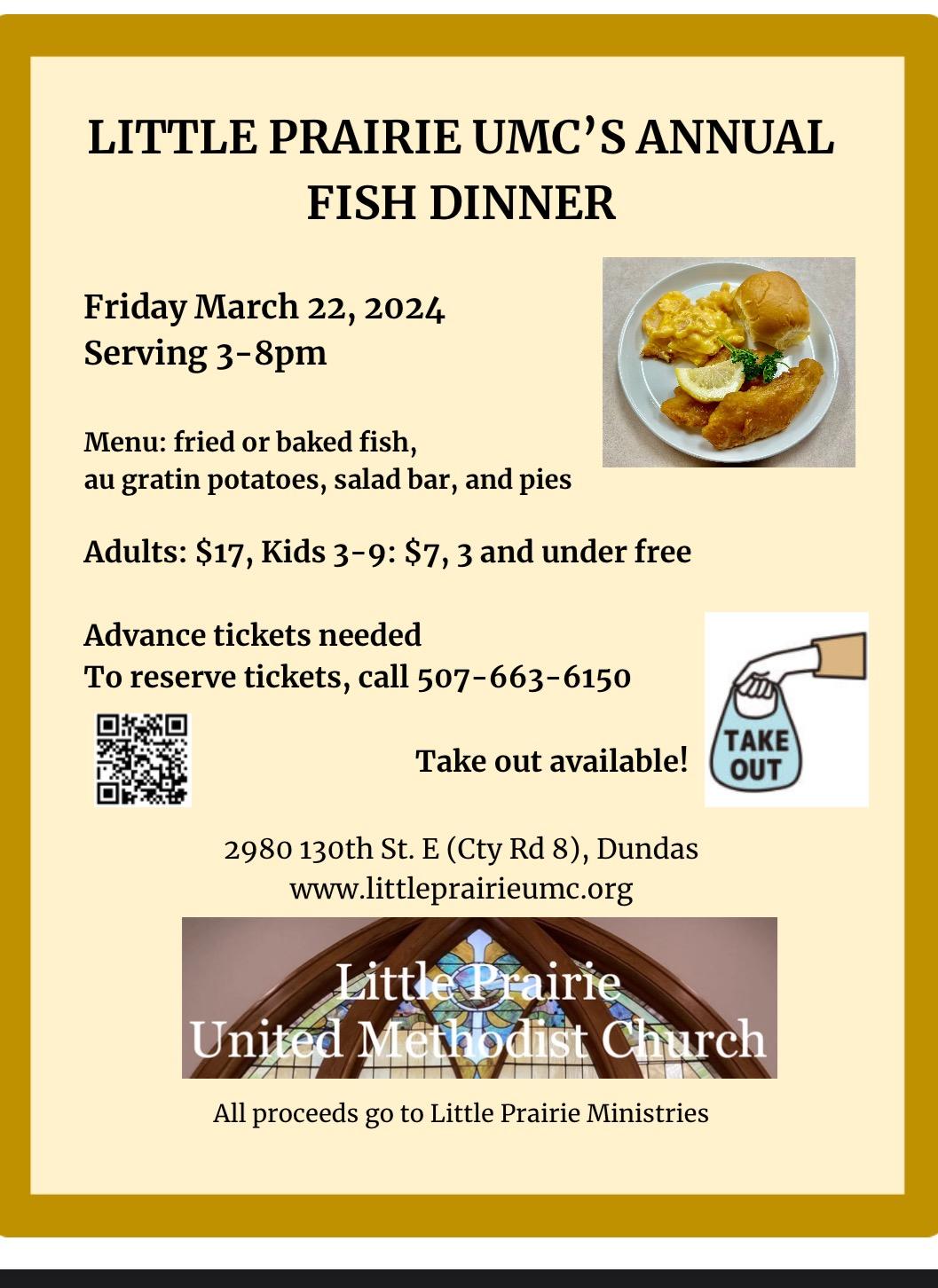 Fish dinner poster
