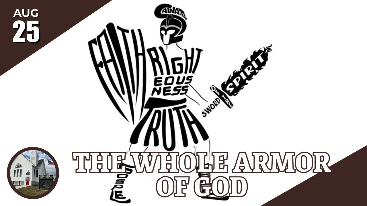 Roman Soldier and words Whole Armor of God