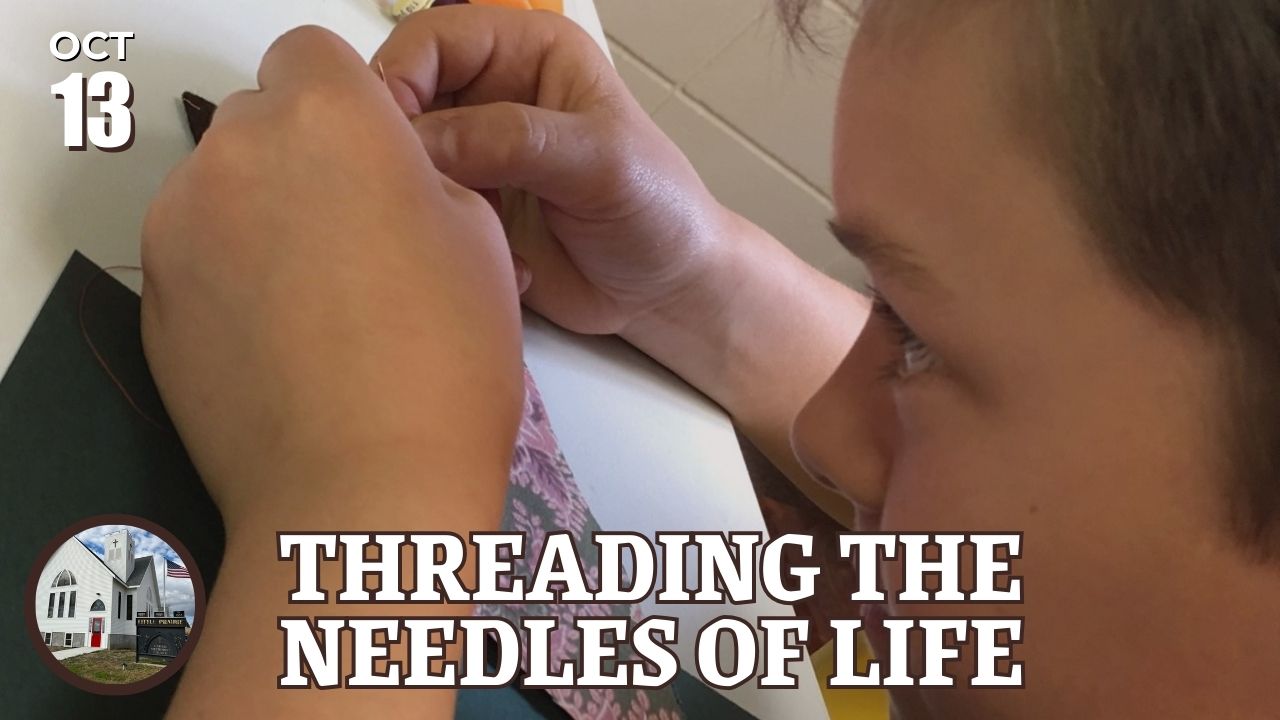 Threading the needles of life