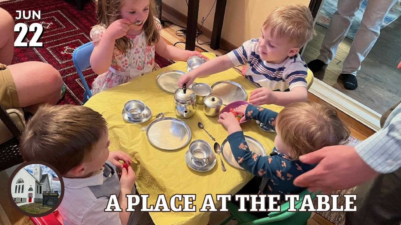 children at a table