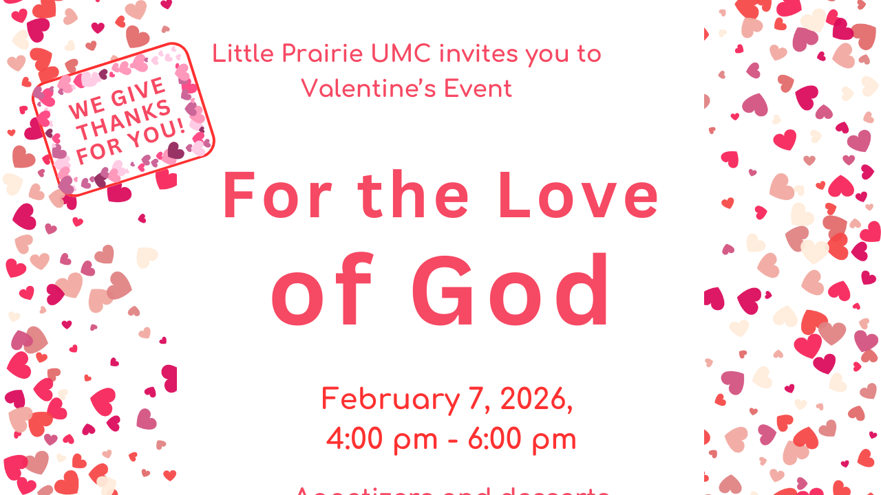 Valentine's event flyer