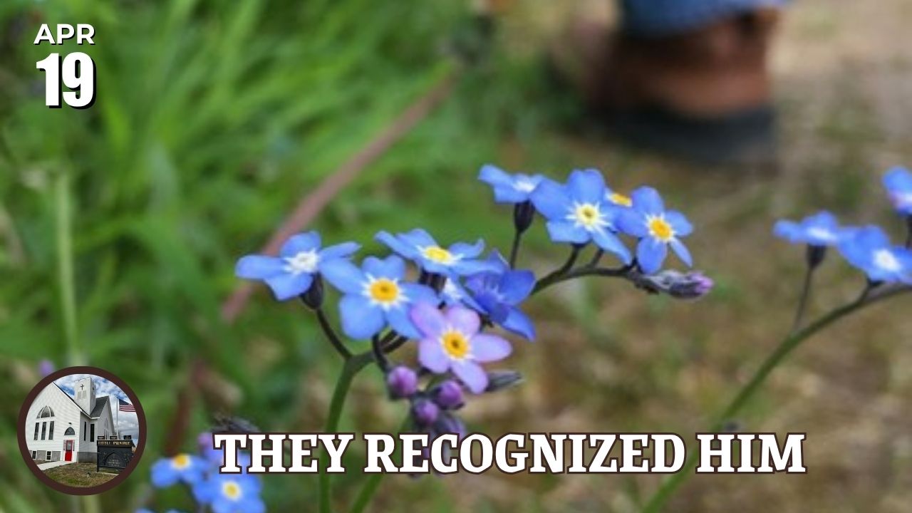 They recognized him