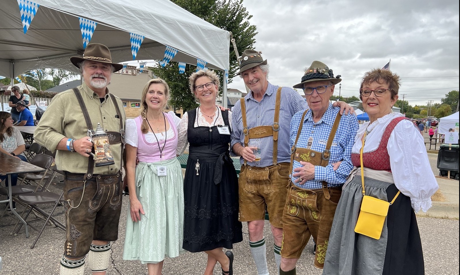 Oktoberfest group of people